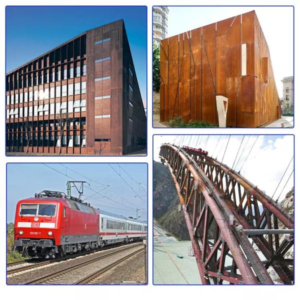 Стальная пластина погоды Corten b устойчивая для стали украшения A242 Corten