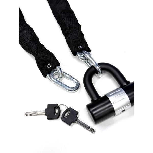 Best Selling Rarlux 2050-E 100cm Zinc Plated Security Hardened Anti-Theft Motorcycle/Bicycle Chain Lock with Key Unlock
