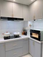 Meubles modernes de style européen, armoires de cuisine stratifiées, meubles chinois
