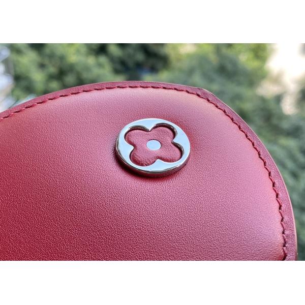 Rattan Weaving Handmade Crossbody Bag , Red Handmade Rattan Bag