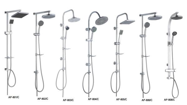 Bathroom Wall Mount Shower Column Set, Rainfall Shower Column Set,Hand Shower Set,Bathroom Accessories.