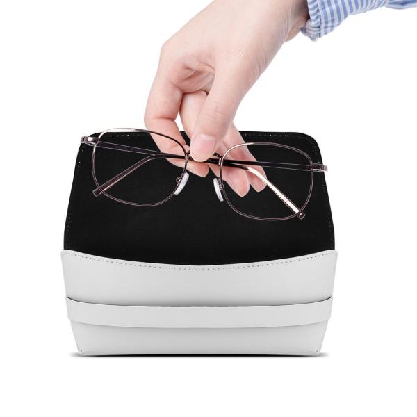 Simple Portable Leather Sublimation Glasses Bag Custom Glasses Case For Sublimation Photos Printing