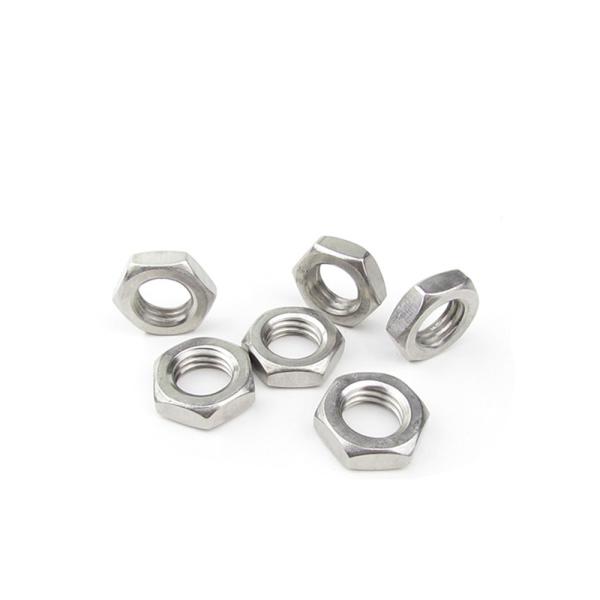 M5 M6 M8 M10 M12 M14 M16 GB6172 304 A2-70 Stainless Steel Flat Hex Hexagon Thin Nut Jam Nut