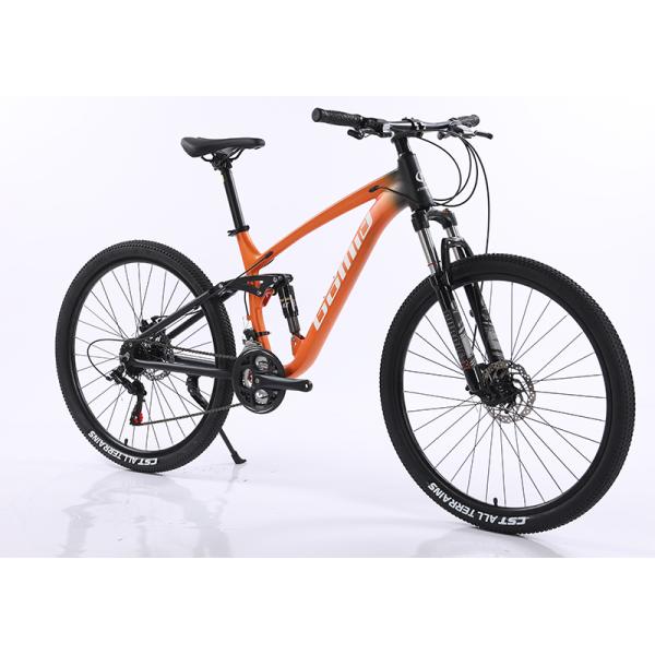 OEM Bicicletas Custom Full Suspension Mountain Bike by GOMID with SHIMANO Gear Cycle and Four Link Soft Tail Length m 172-182CM