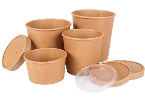 Cheap Paper Soup Bowl Custom Fast Restaurant Packaging Bowl icream cup bowl