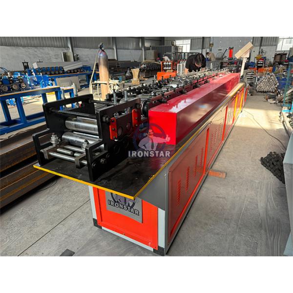 “100mm sandwich rolling shutter door machine, sandwich shutter roll forming machine, insulated shutter panel forming line, rolling shutter door making machine, cold roll former, metal shutter door ”