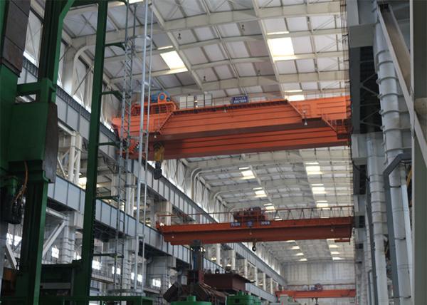 European style wireless cranes remote controls double beam overhead crane