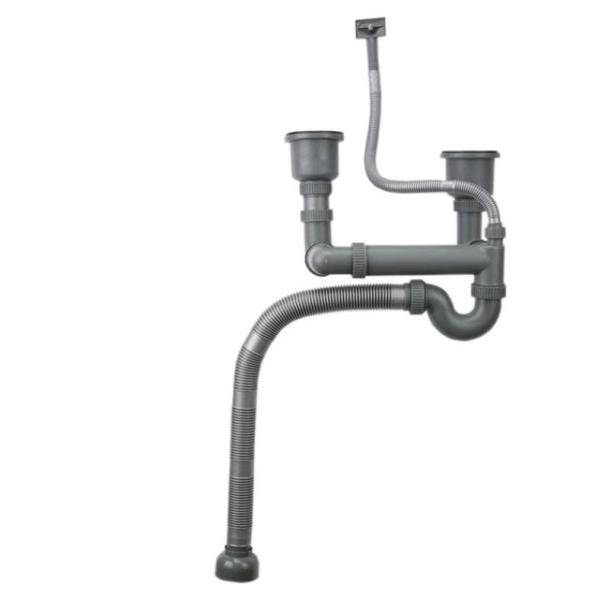 Сифон стрейнера воды аксессуаров кухонной раковины SS 304/201 PP вплотную стекает паять штуцеры