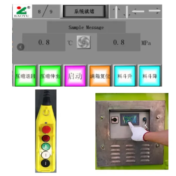 3.5T Capacity Electric Powered Mobile Garbage Compactor Truck CE Certified Waste Compaction Vehicle