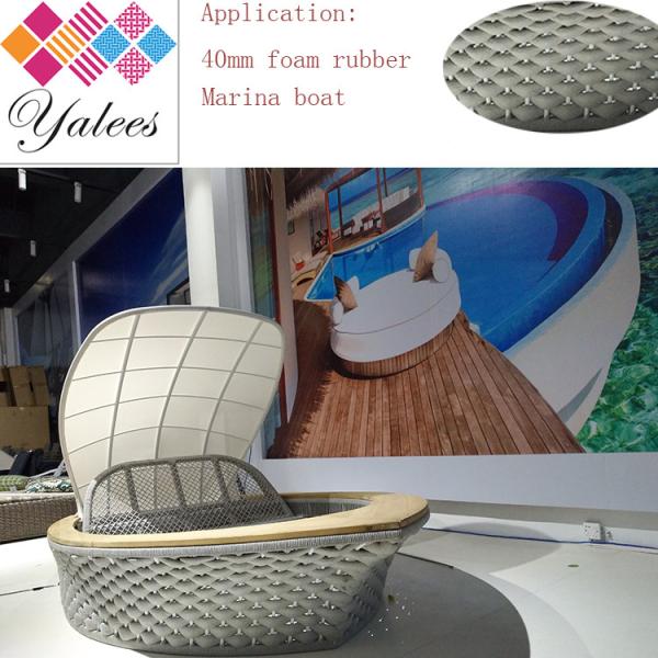 Eco Friendly Outdoor Furniture PVC Woven Rope With Rubber Inside SGS CE