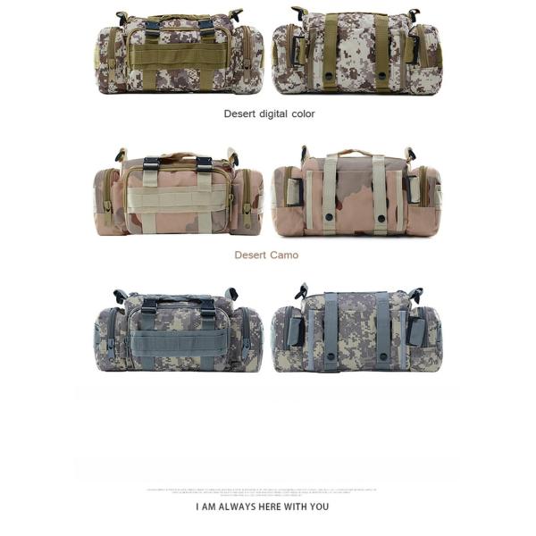 Путешествия Кампинг Пешие прогулки Необходимый прочный зеленый рюкзак Рюкзак Molle Pack