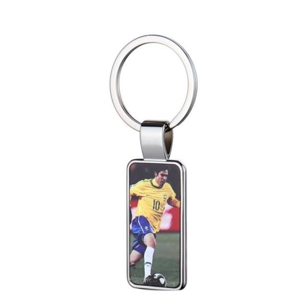Customization Football Soccer Keychain Promotional Sublimation Blank Custom Metal Keychain