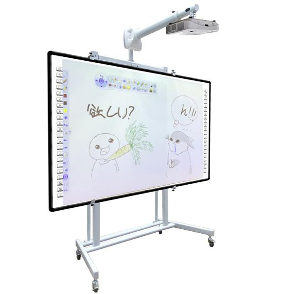 86 Inch Interactive Whiteboard Smart TV Monitors Board With Projector For School