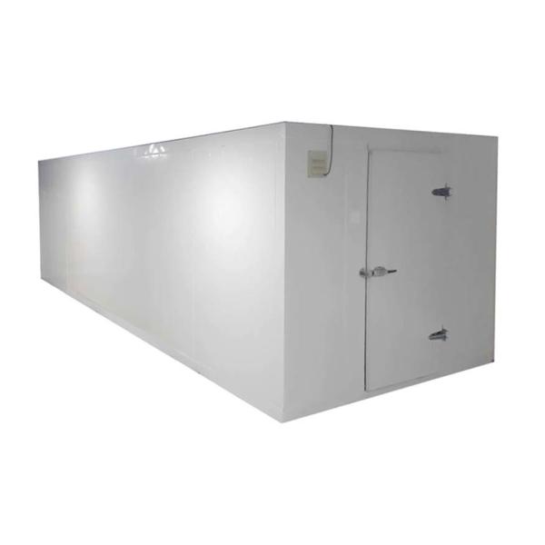 Sala de armazenamento a frio profissional para vegetais, frutas, carnes e peixes com refrigeração por água ou ar