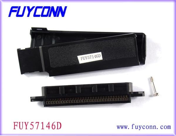 90 Degree TYCO 64 Pin Centronic Champ IDC Female Connector For RJ21 Cable