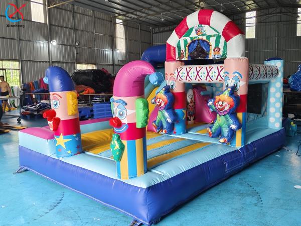 Factory Inflatable Colorful Candy Inflatable House And Slide Jumping Castle
