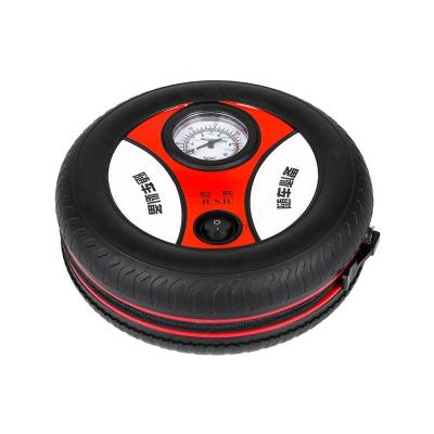 17.5*17.5*6.5 ABS Mini Car Air Compressor Portable Tire Inflator Pump 12V 150PSI