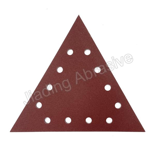 300mm 350mm RED Hook Loop Sandpaper for Epoxy Floor Grinding Cement Wall Sanding Disc