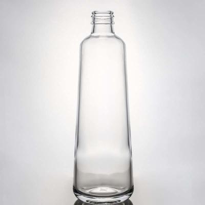 Customized Super Flint Round Clear Glass Bottle for Gin Rum Vodka Whisky 580ml 1000ml