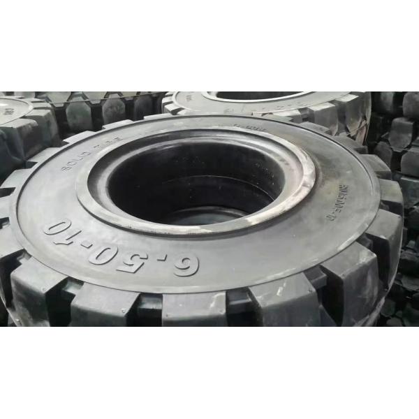 High Elasticity Solid Skid Steer Industrial Forklift Tires 6.50-10