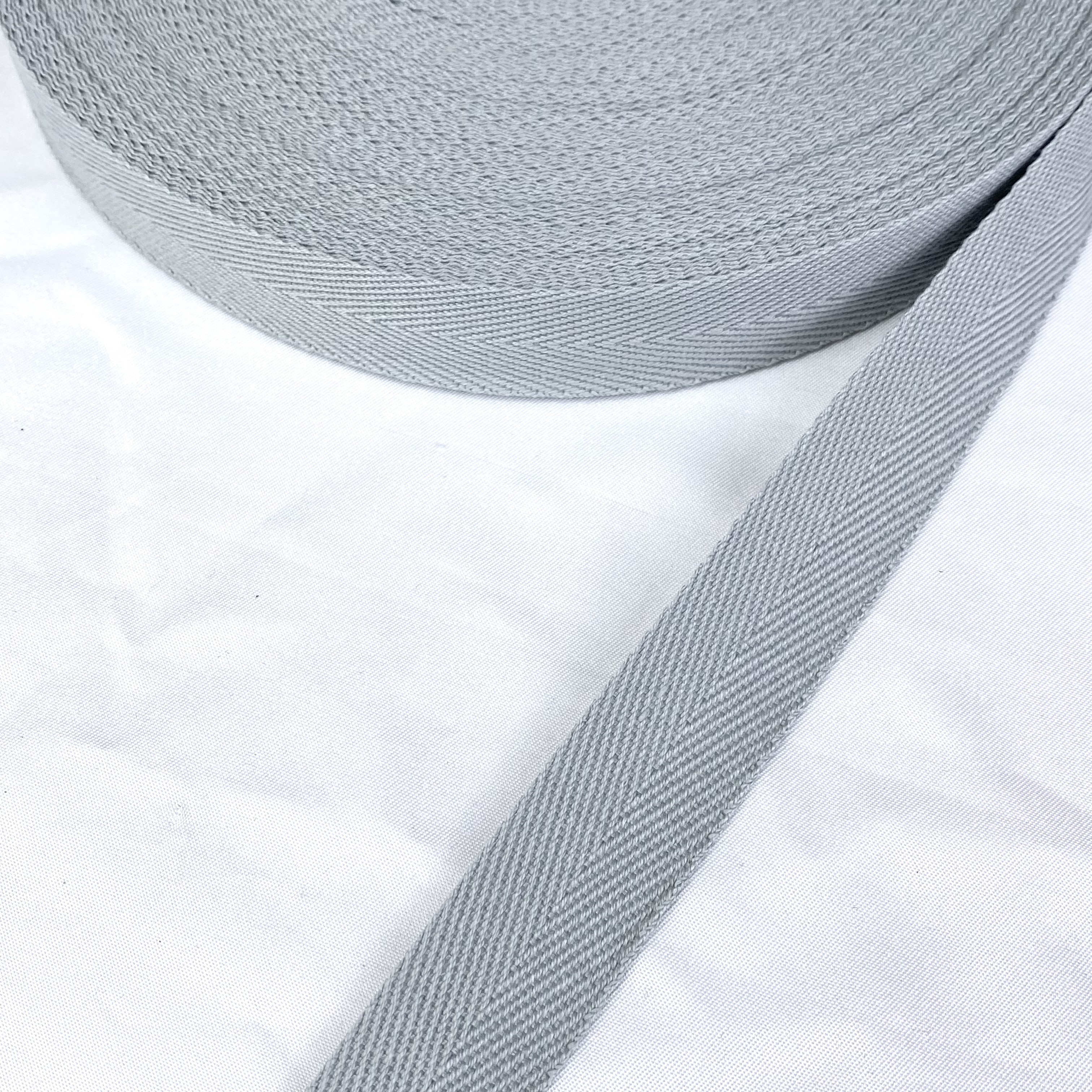 Herringbone polyester-cotton webbing Various colors Backpack strap Belt Handbag strap