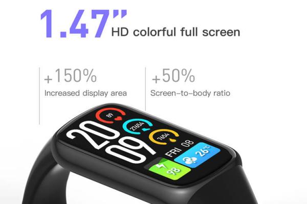 Sport Smart Health Bracelet 150MAh Battery IP67 Waterproof Blood Pressure Monitor