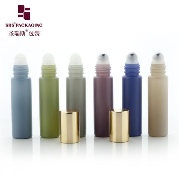 10ml Wall Glass Roll On Bottle BLPM Series Anti acne Eye Serum Skincare Essence Roller with Custom Logo