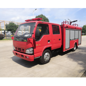 Isuzu Elf 2ton Fire Fighting Truck 2000liters Water Tanker Fire Rescue Truck