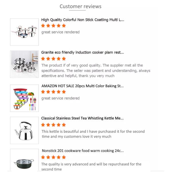 Высококачественные 3 части индукция варя бак установила прямой Cookware нержавеющей стали Ollas 304 бака установили со стеклянной крышкой