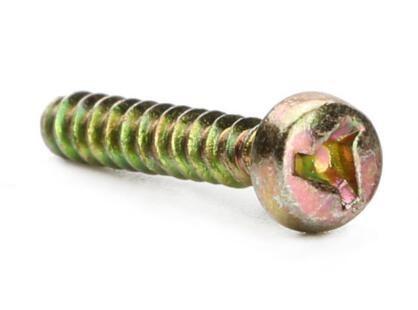 Color Zinc Pan Head Self Tapping Screws Tri Wing Safety Screw For Plastics