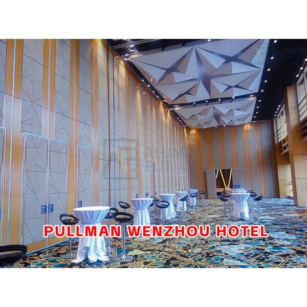 Pullman Wenzhou Hotel：Customized Operable Wall Panels and Movable Partition Wall for Temporary Walls in Meeting Rooms and Schools