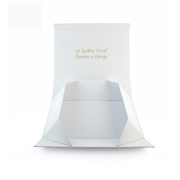 SGS Recycled Button Closure 1000g Rigid Cardboard Foldable Gift Boxes