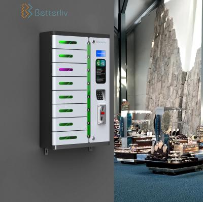 OEM ODM Mobile Phone Charging Lockers , 8 Bay Cell Phone Charging Lockers