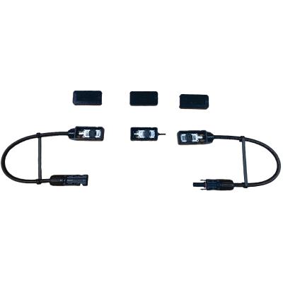 1500 VDC Caixa de junção fotovoltaica PV-BK325A TUV/UL homologada Preto