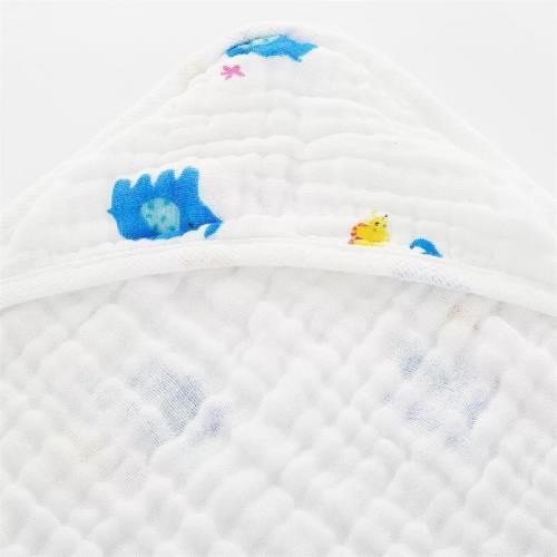 Anti Bacterial Toddler Bath Wrap Towel , Infant Hooded Bath Towel Good Hand Feeling