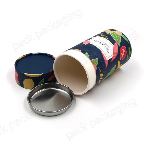 Caixas de presente redondas luxuosas do cartão 1200g 2mm para o café do chá do poder