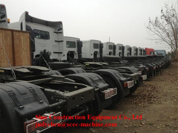 Heavy Duty Prime Mover Tuck Howo A7 10 Wheeler Tractor Truck 420hp Euro 2