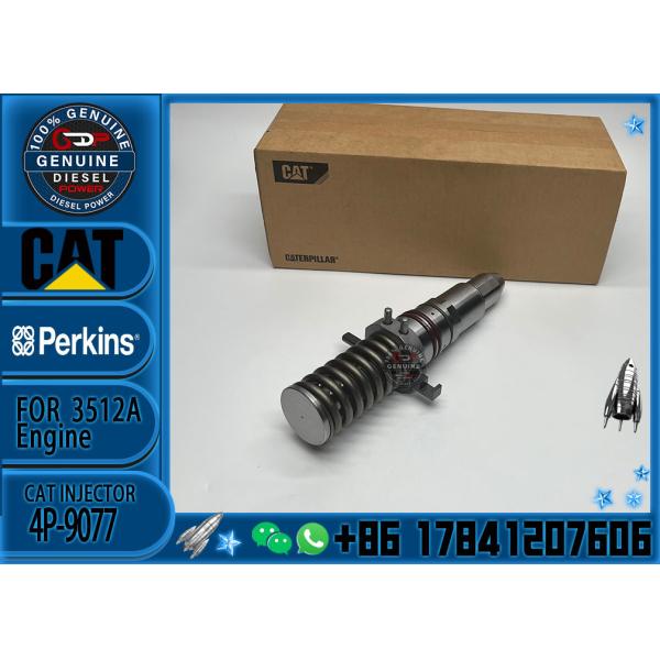 Inyector de combustible de tren común 4P-9076 0R-2925 4P-9077 para excavadora 3512/3516/3508