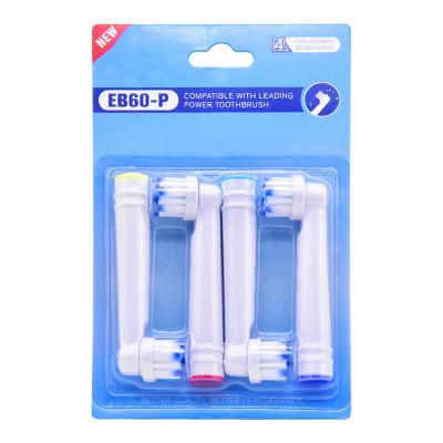 Eb60-P Reusable Smart Oral Electronic Toothbrush Heads With Round Heads