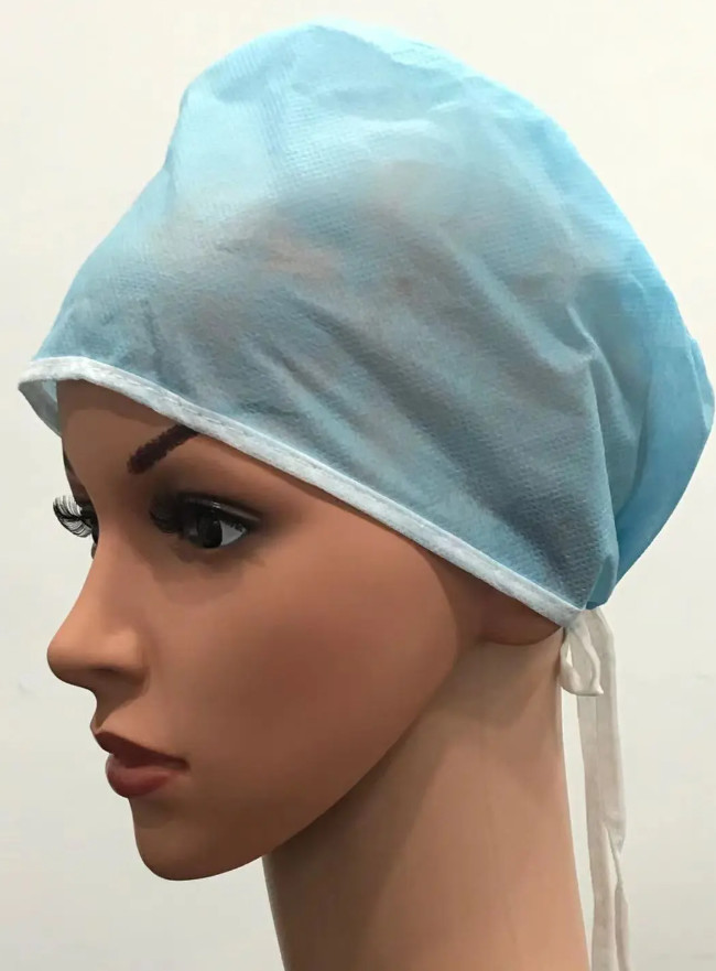 SMS PP волосы Bouffant EN14683 устранимой Bouffant крышки 64 x 13cm медицинские