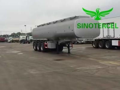 3 Axles Fuel Tank Semi Trailer 50cbm Oil Tanker Trailer Mn Steel