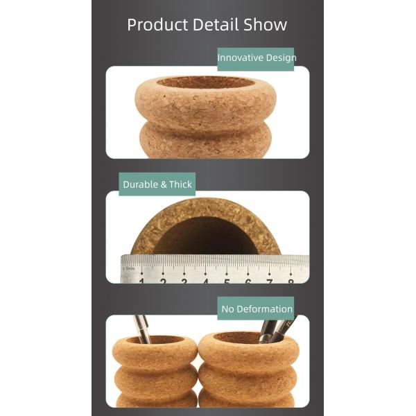 Экологически чистый пробковый карандаш для карандаша держатель канцелярские принадлежности