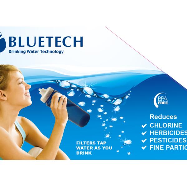 BPA Free Sports Bottle Water Filter For Outdoor Filter Chlorine In Tap Water