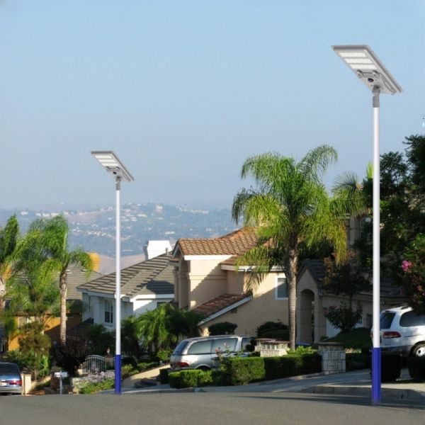 LED Solar Street Light With IP68 Waterproof Anti-Corrosion for Park Pathways