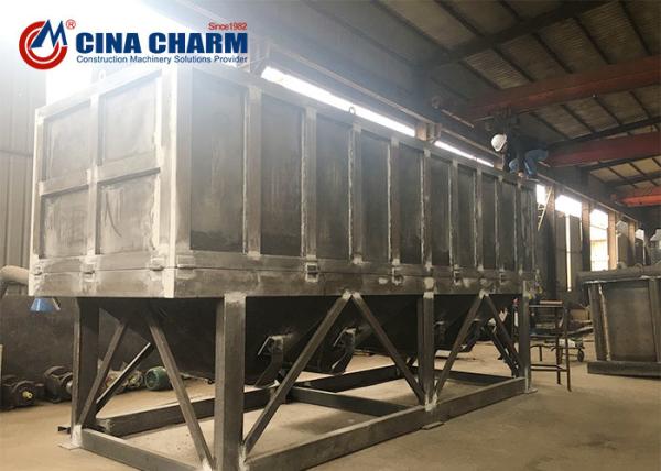 High Reliable Horizontal Cement Storage Silo For Dry Mortar Production Line