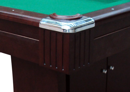 Popular 9FT Pool Game Table Professional Billiards Table With Cabinet Storage