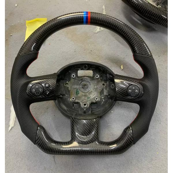Carbon Fiber Steering Wheel 44*44*25 Perfect Fit for BMW Mini Cooper R55/56/60 F55/56