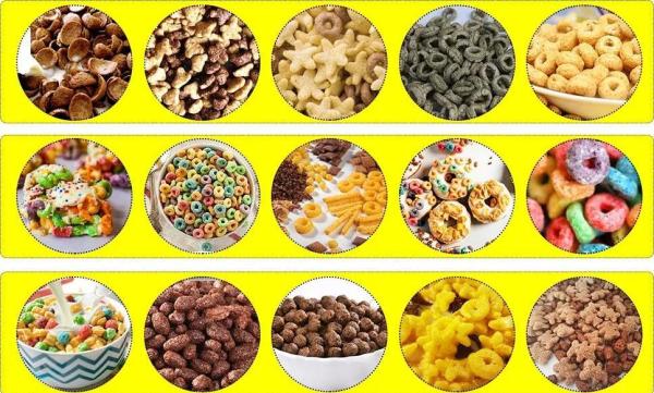 El maíz forma escamas maquinaria/cadena de producción de snacks de las avenas