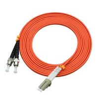 Corde de correction de fibre optique de 850 longueurs d'onde 3 pi de LC au duplex 50/125um OM2 de St