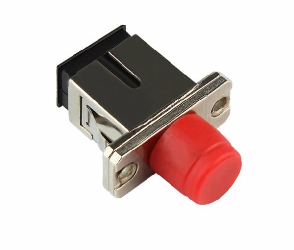 Low Insertion Loss FC To SC Fiber Adapter Coupler Fast Connecter Metal Housing